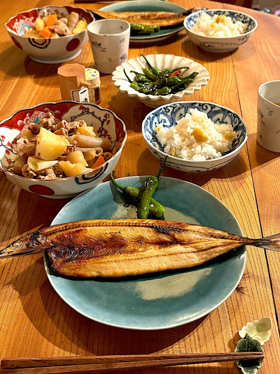 サンマのみりん干し定食🐟|マアコさん