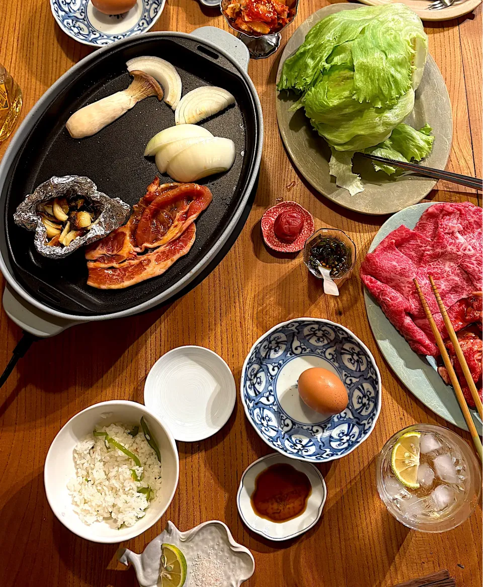 おうちで焼肉パーティ🥩|マアコさん