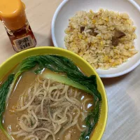 担々麺(無印良品)＆チャーハン|なおさん