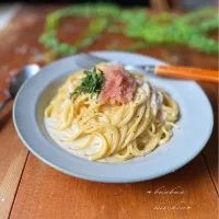 たらこクリームスパゲッティ🍝| ハナたなさん