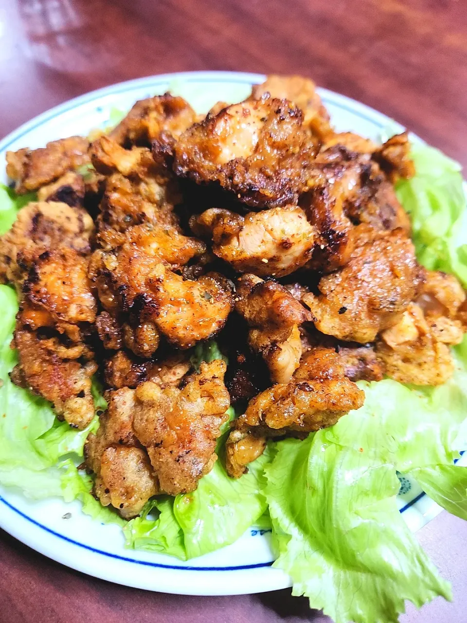 鶏もも肉の一味衣ピリ辛揚げ|いなちゅりさん