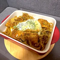 焼きカレーパスタ🍝|deronさん