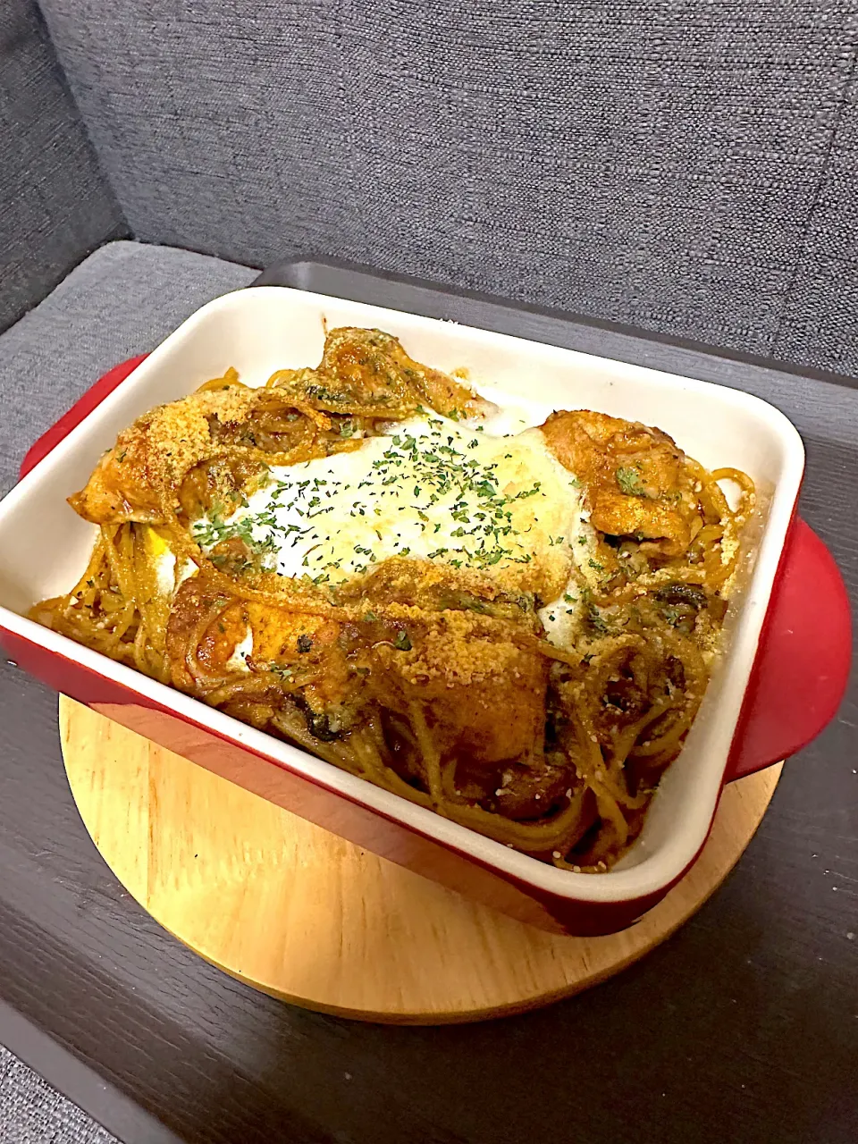 焼きカレーパスタ🍝|deronさん