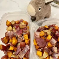 2024/11/5 さつまいもと「スイートポテト」のミックスローストシナモン風味 Mixed Roasted Sweet Potatoes with Cinnamon|19 Boys & 野鳥さん