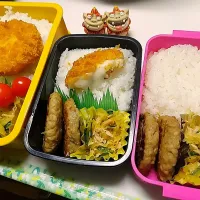 夫弁当､娘弁当､私弁当|みどりさん