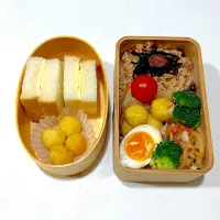 今日のオット弁当と、高２ムスメ弁当。|chi.aさん