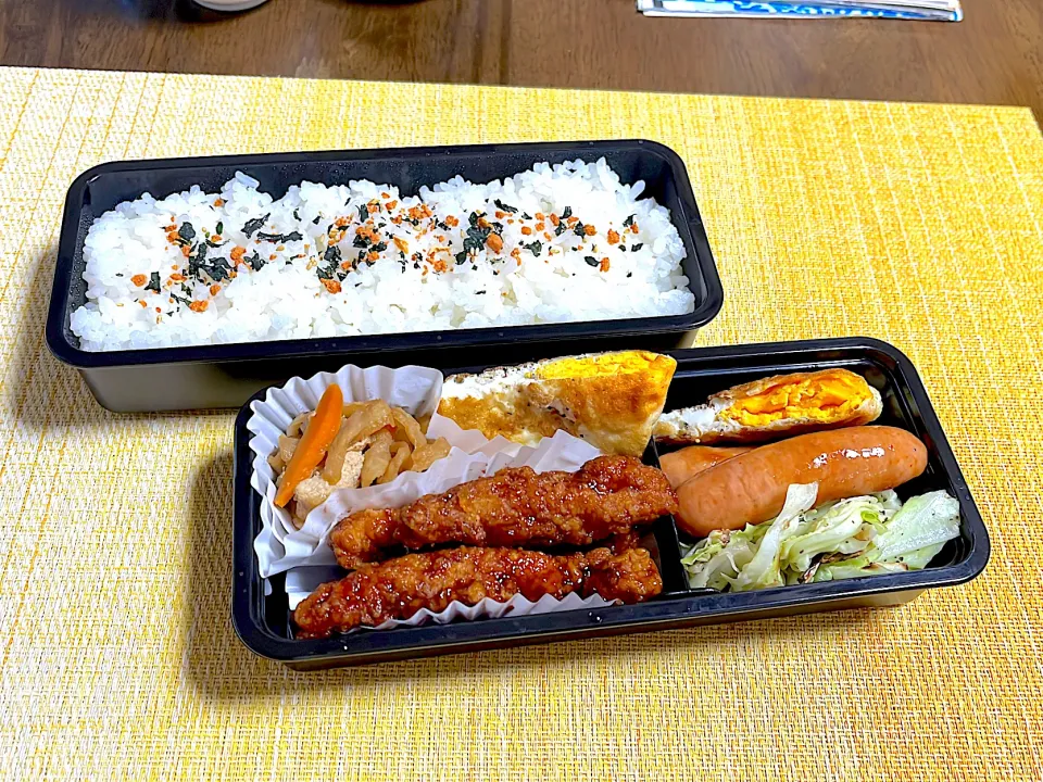 息子がっつり弁当|きりんママさんさん