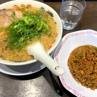 【来来亭野洲本店】ラーメン・半チャーハン|Tak@さん