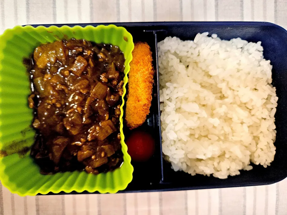 キーマカレーライス❤️旦那さんお弁当❤️|かおるcitronさん