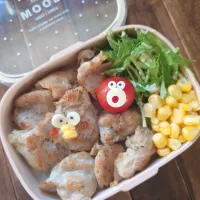 漢の…次女用🍱鶏ハラミ焼鳥丼弁当|ᵏᵒᵘさん