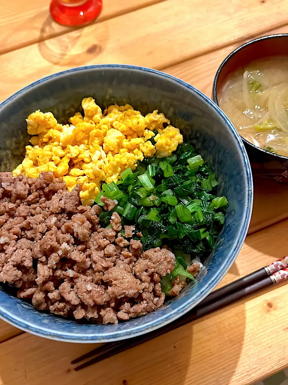 三食丼|ぺろたんさん