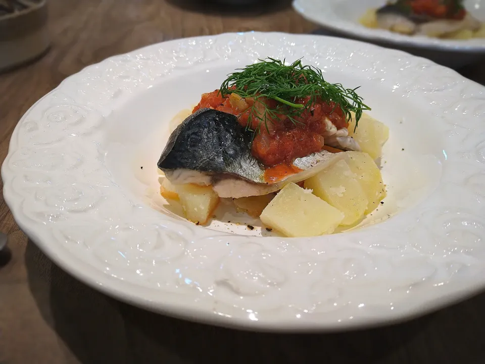 ポテトと鯖のポシェ|古尾谷りかこさん