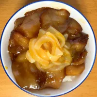 漬け帆立とアオリイカの卵漬け丼|お父ちゃんファミリーさん