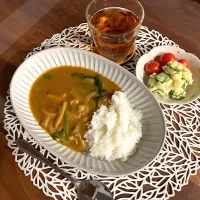 11/18  ほうれん草豚肉カレー🍛|らぶちあんさん