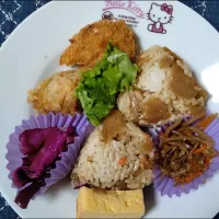 鶏ご飯弁当|よっちびやばんぶーさん