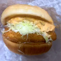 モス チキンバーガー|ばーさんさん