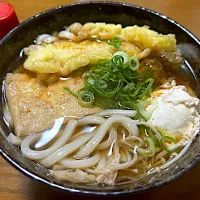 天ぷら🍤、キツネうどん❗️( ^ω^ )✨