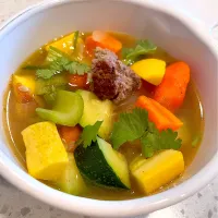 Albondigas soup- meatball soup with veggies|🌺IAnneさん