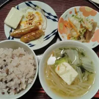 小豆ごはんと味噌汁|由紀子さん