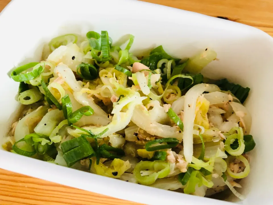 きのこのみみさんのさっぱり！☆白菜とツナ缶サラダ #楽天レシピ|楽天レシピさん