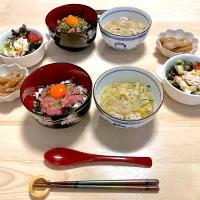 よるごはん ねぎトロ丼|プリンさん