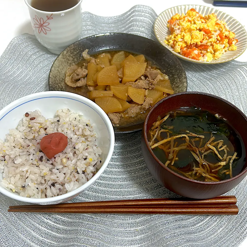 豚肉と大根の味噌煮込み|なつなつさん