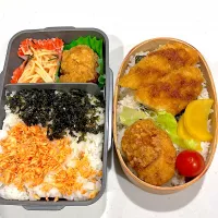 娘と息子のお弁当🍱|megさん