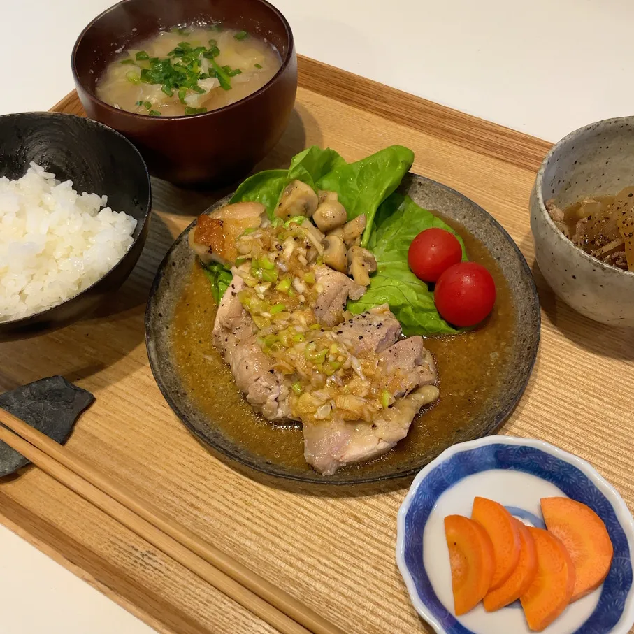 ネギダレ鶏ももソテー定食|pontalさん