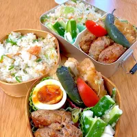 家族お弁当🍱( •̀∀︎•́ )✧︎❤️| ふみぃさん