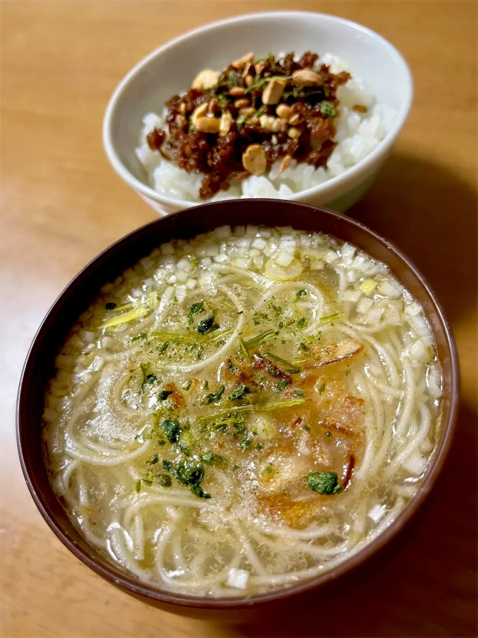 麺線モドキと和デュカ魯肉飯|deekay71さん