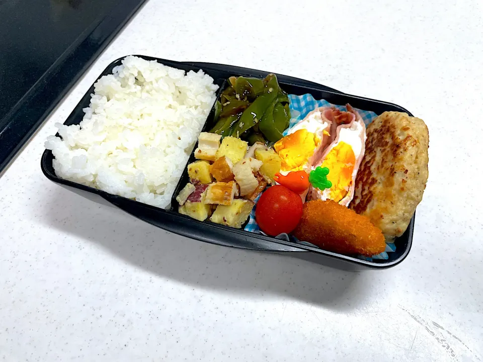 11/19 旦那弁当⁂豆腐ハンバーグ弁当|ゆさん