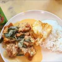 Salted egg pork chop 🍚 tender pork 😋 🥰 😋quick lunch|🌷lynnlicious🌷さん