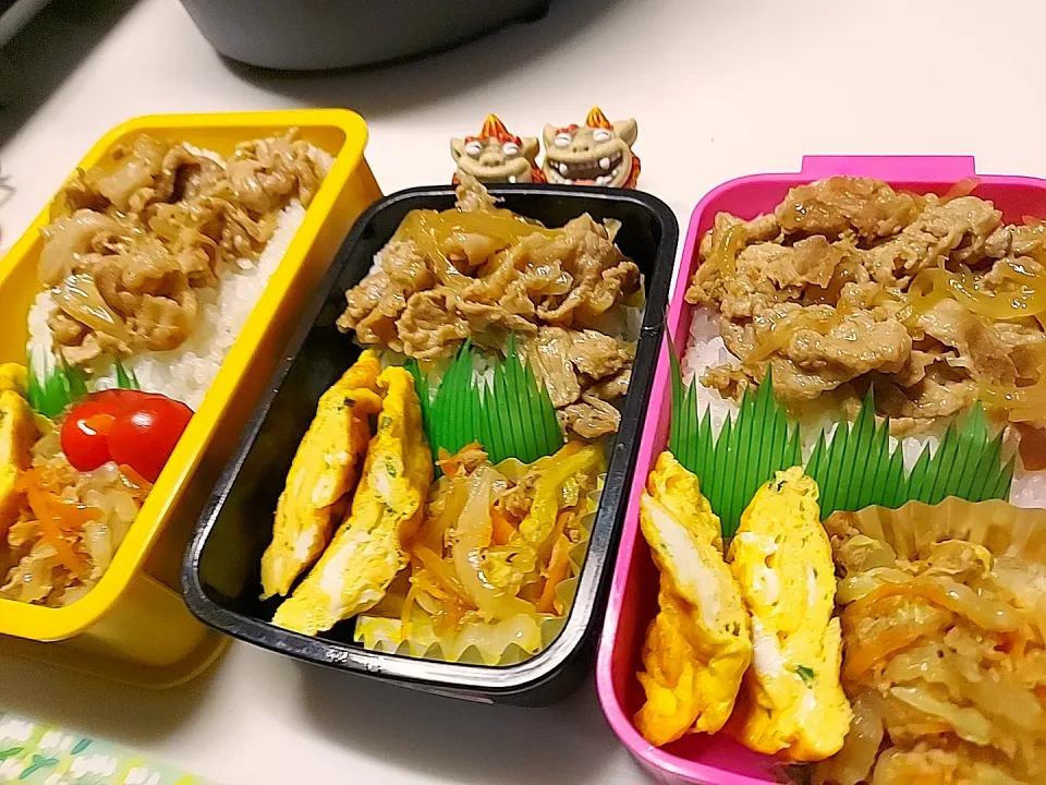 夫弁当､娘弁当､私弁当|みどりさん