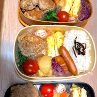 ハンバーグ弁当🍱|ふみふみさん