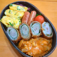 チーズタッカルビと肉巻きフライフライ弁当| さやかさん