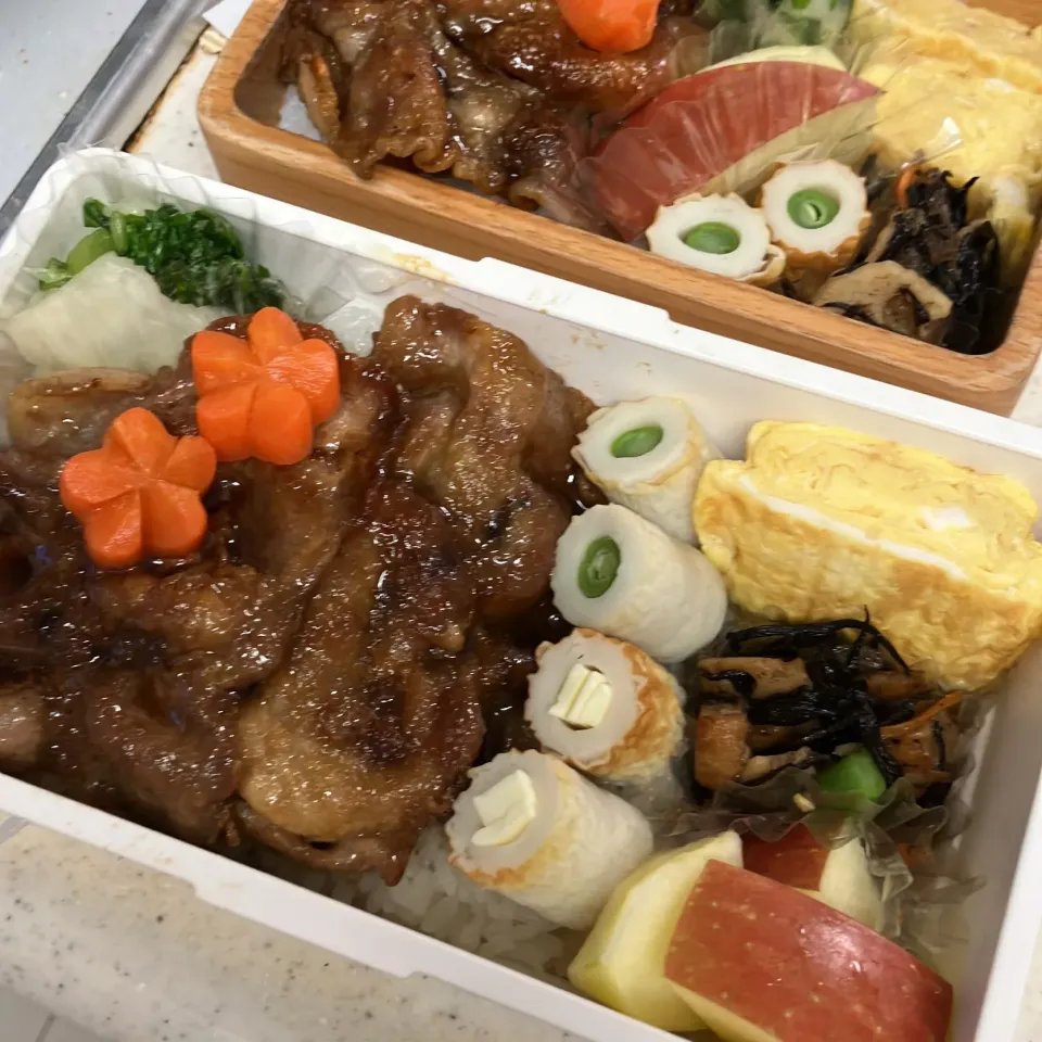 生姜焼き弁当|たんぽぽさん