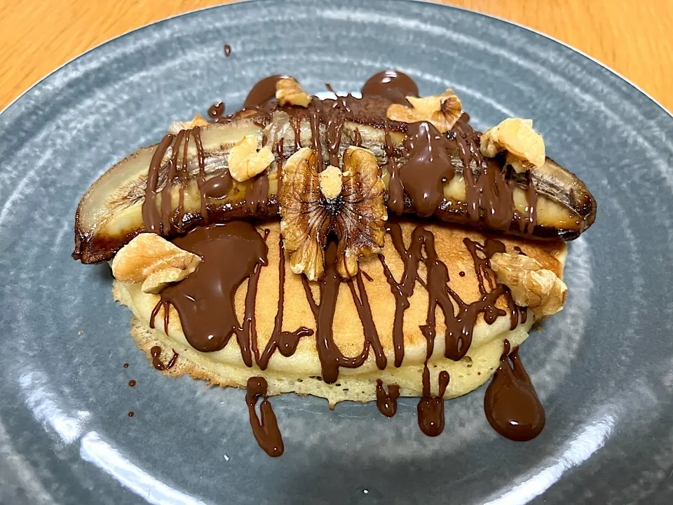 ＊チョコバナナッツパンケーキ🥞🍌＊|＊抹茶＊さん