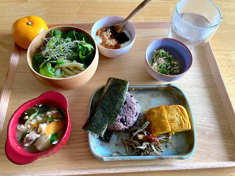 残り物で朝ごはん(*ꆤ.̫ꆤ*)|さくたえさん