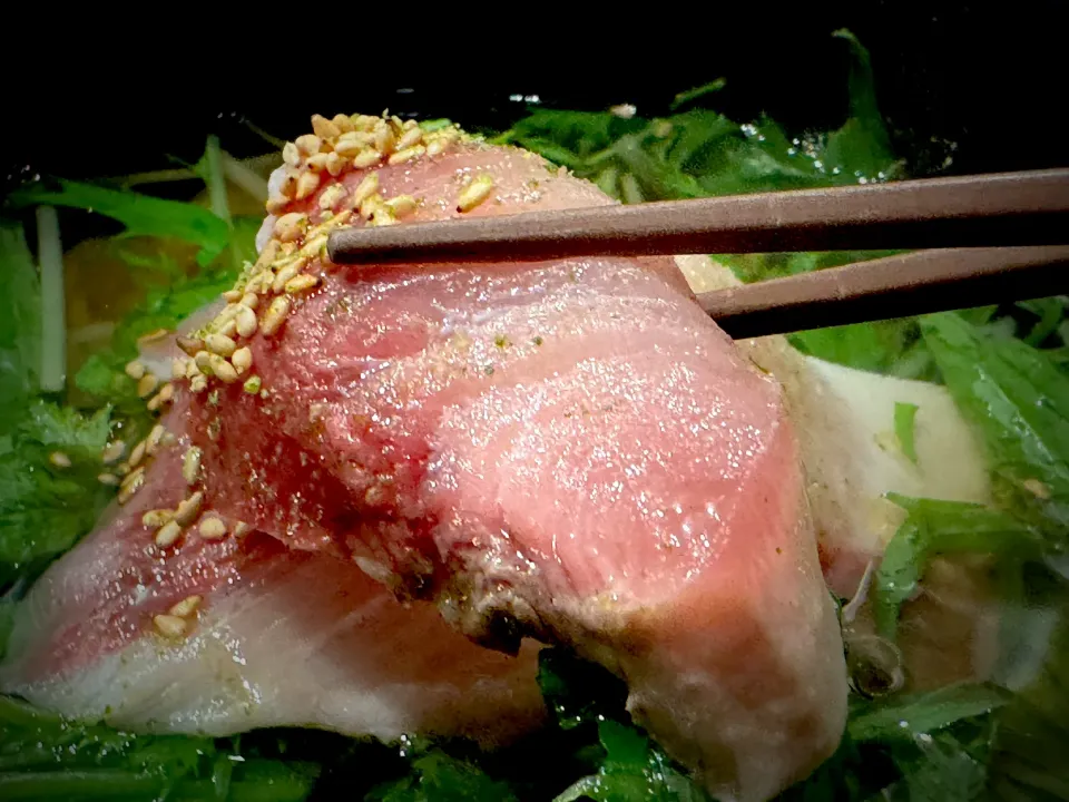 鰤しゃぶ温めん|半田手延べそうめんの店 阿波や壱兆さん