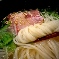 鰤しゃぶ温めん|半田手延べそうめんの店 阿波や壱兆さん