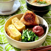 焼きおにぎりランチ| サチさん