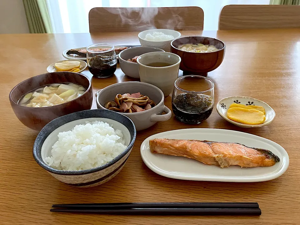 ＊ほかほか炊き立てごはんの美味しい昼食🍚☁️＊|＊抹茶＊さん