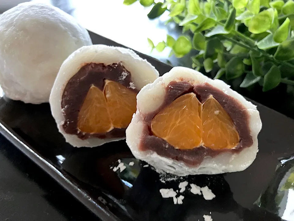 ＊子どもたちと作る、みかん大福🍊＊|＊抹茶＊さん