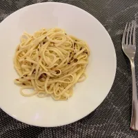 ペペロンチーノうどん|くまくまさん