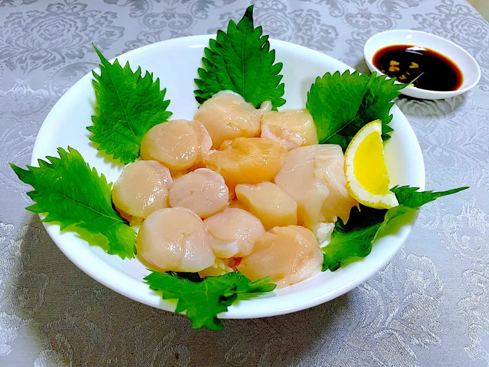 ほたて尽くし丼|ももさん