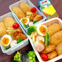 お稲荷とつくねバーグ弁当| R☆Mさん