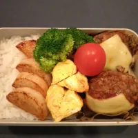 チーズハンバーグ弁当|mmmさん