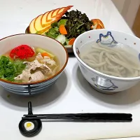 釜揚げ塩肉汁うどん|マニラ男さん