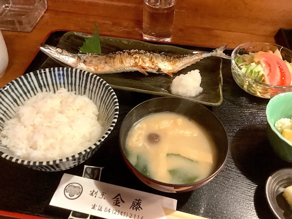 まだあった🐟🤭『秋刀魚定食』|アライさんさん