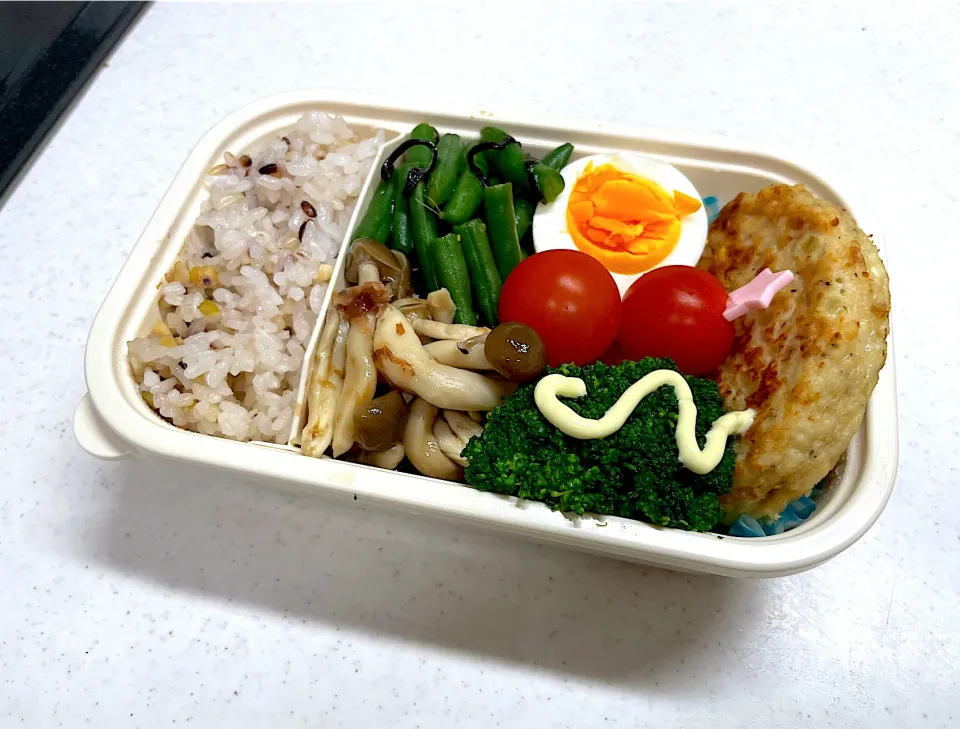 11/23 自分弁当⁂豆腐ハンバーグ弁当|ゆさん